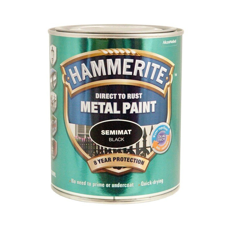 Hammerite semimat finish